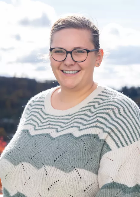 Portrait der Hebamme Franziska Kraus